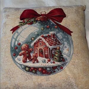 Caldeira Crosstitch Christmas stitched pillows Viral Vintage 🎅🏻